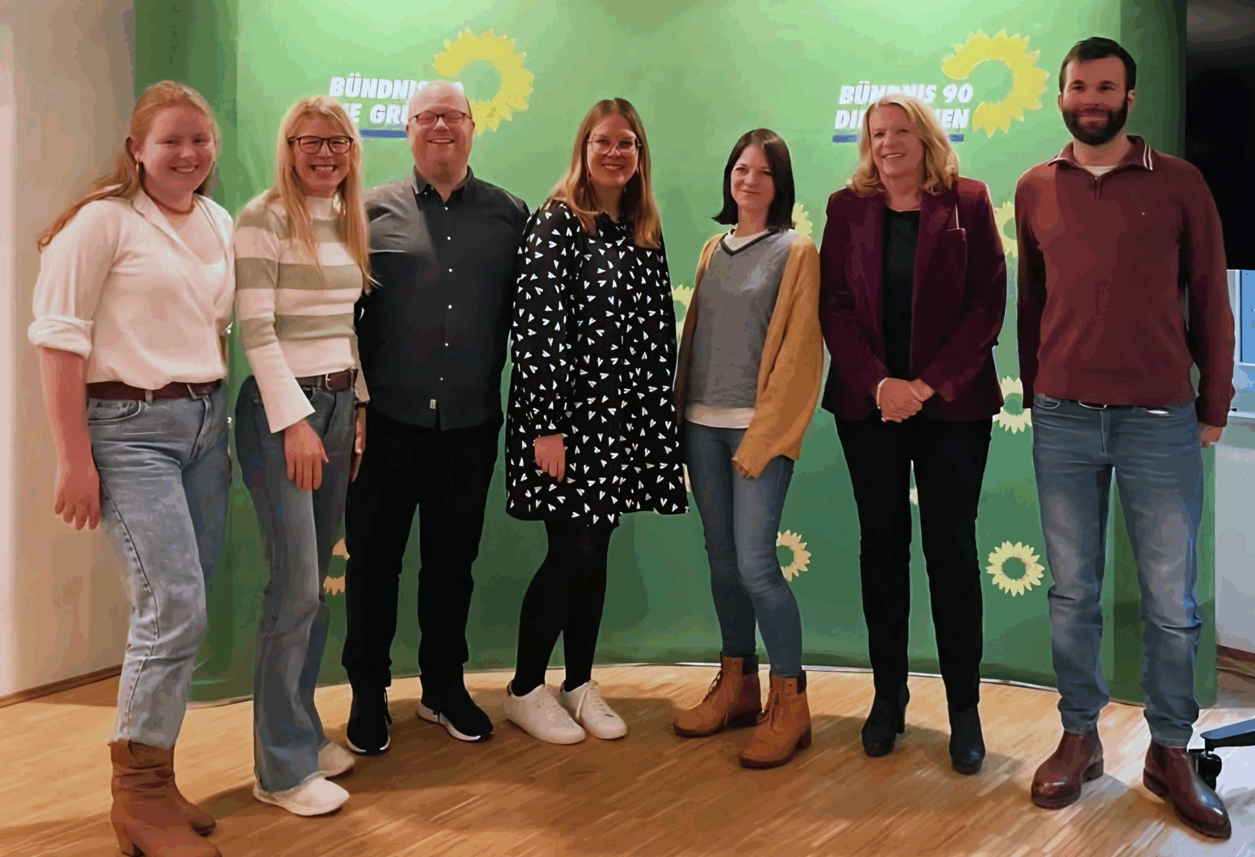 v.l.n.r.: Paula Becker, Claudia Neuse, Karsten Finke, Claudia Rausch, Nina Witzleben, Annette Kaiser, Marc Lemke